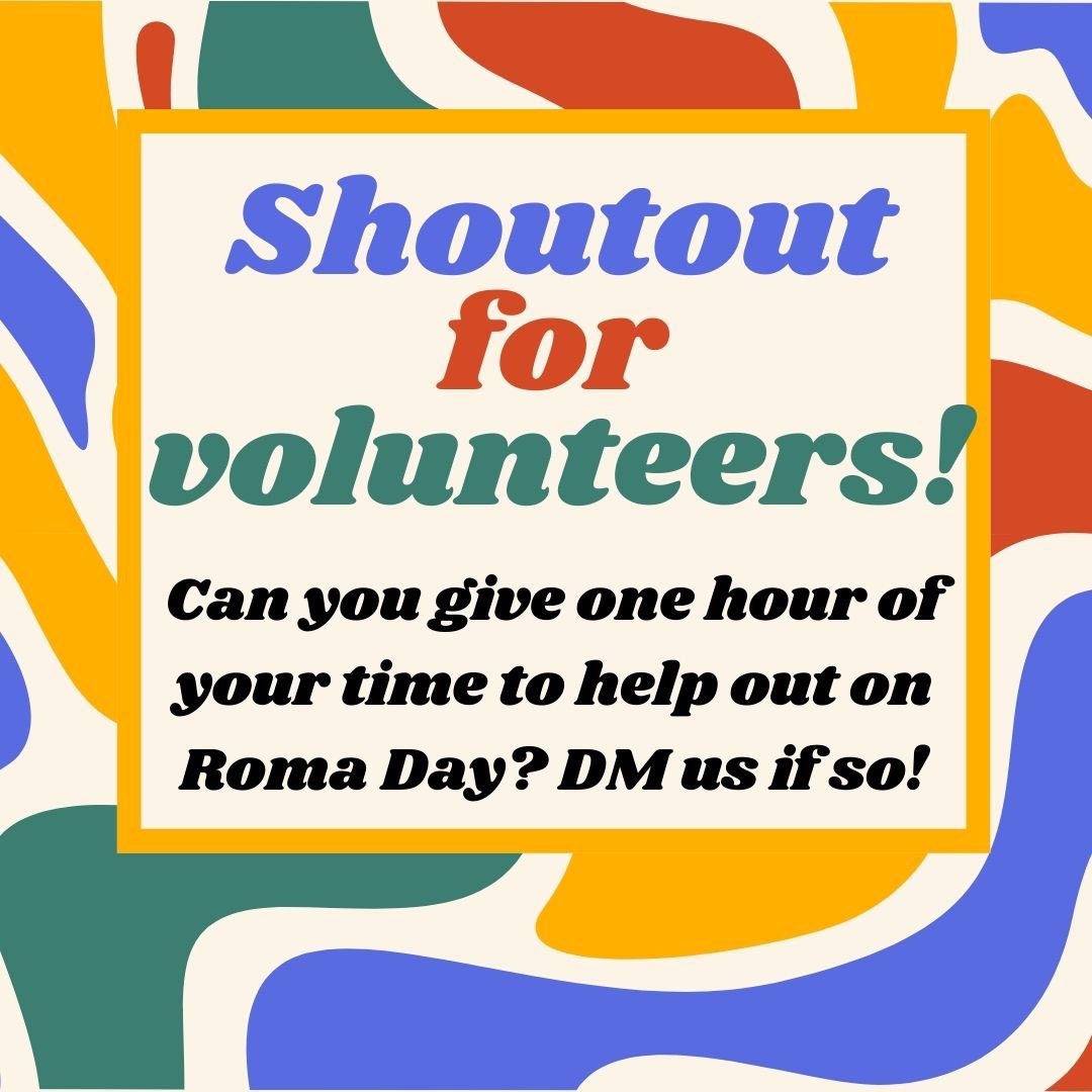 Govanhillites, are you ready for International Roma Day?! We almost are! But we need some help! We’re looking for a few more pairs of hands to set up the hall from 11.15-12.15 this Saturday before the parade💙❤️💚 Please get in touch if you’d like to lend a hand 🙌 #OpreRoma