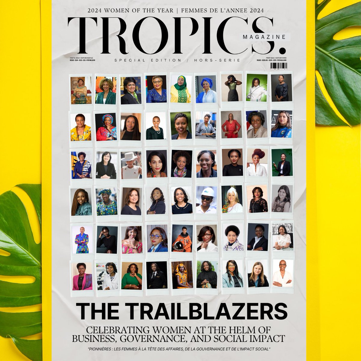 @TropicsMagazine Join us in honoring the resilience and achievements of 250 exceptional women in @TropicsMagazine's '#Women Trailblazers' issue! Their stories of courage and determination are truly inspiring. Don't miss out on this empowering edition! #TropicsTrailblazers #TropicsWomenOfTheYear