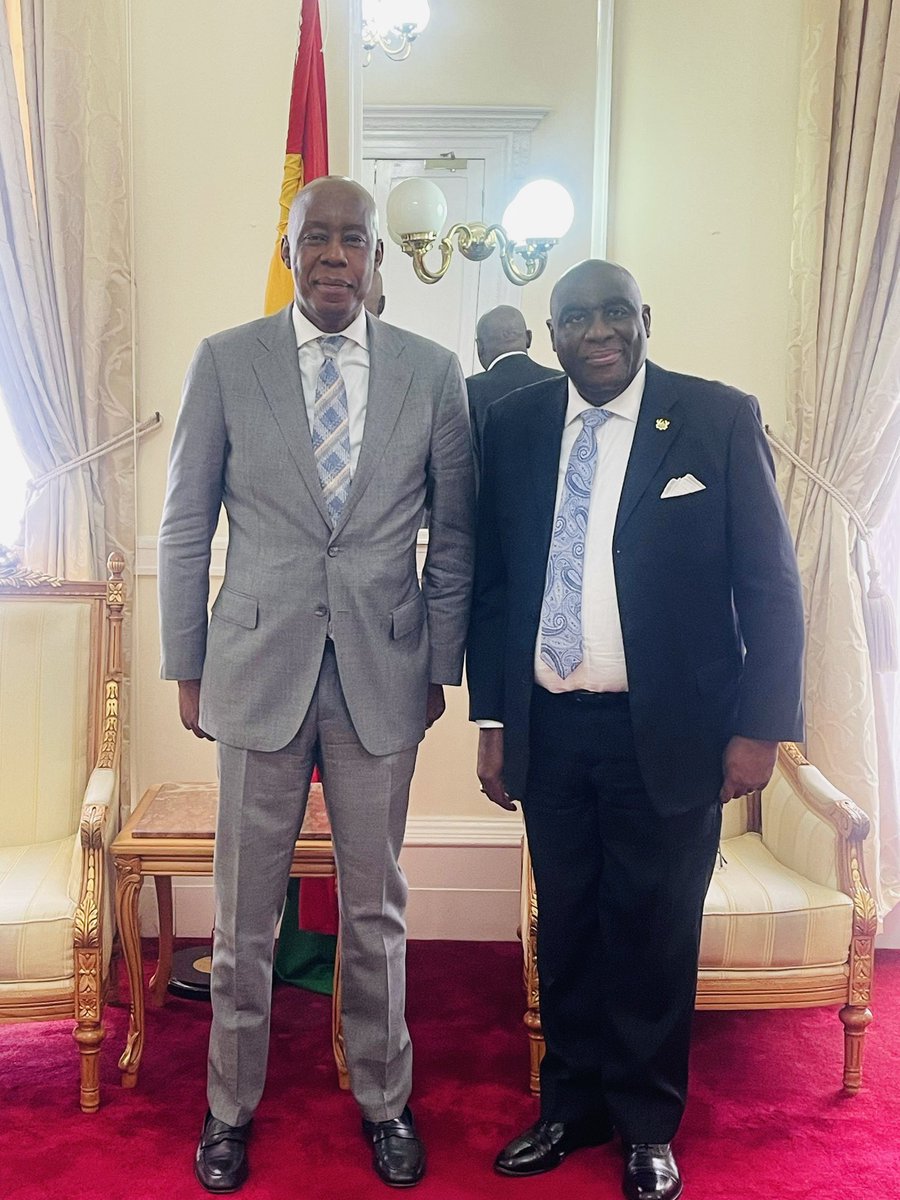 Delighted to present my candidature to Ghana High Commissioner to the UK, H.E Mr Papa Owusu-Ankomah @powusuankomah. We exchanged views on how Africa can strengthen its role within the Commonwealth.