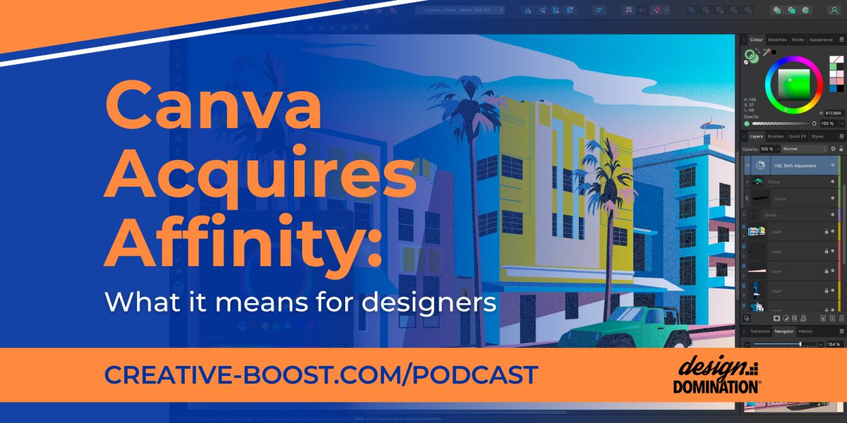 The news of Canva buying Affinity has shocked and outraged designers worldwide. 

Find out more about the Affinity acquisition and what it means for designers❓
creative-boost.com/canva-acquires…

Share your thoughts in a comment 

#accessibility #CanvaPro #Affinity #webdevelopment #Canva