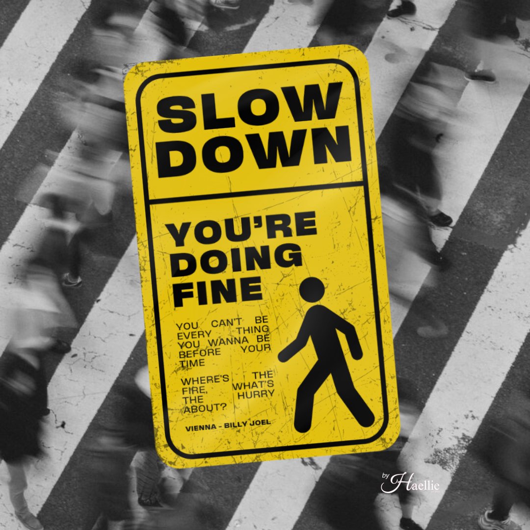 ANG SABI KO, SLOW DOWN.