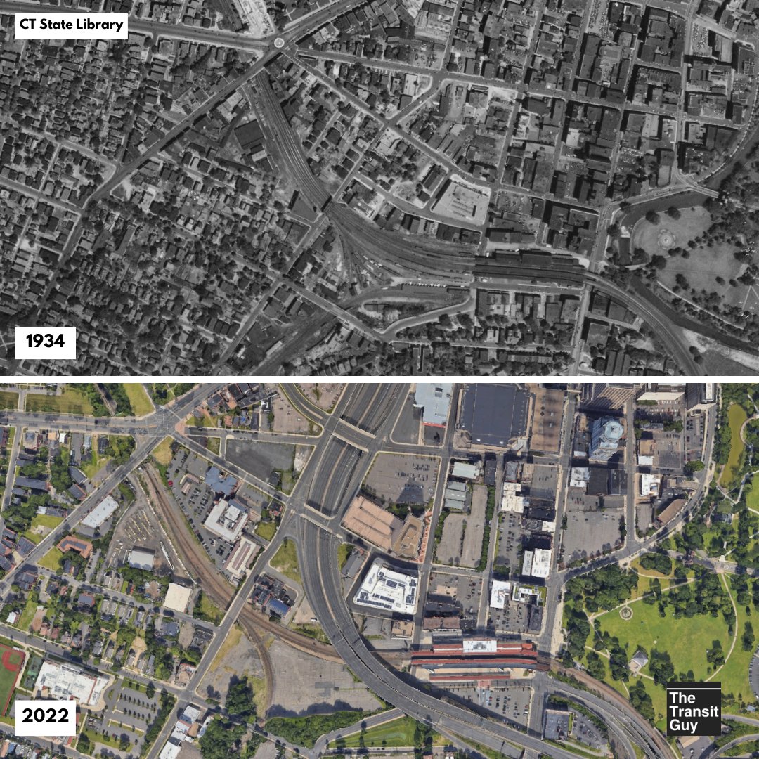 The destruction of downtown Hartford was very intentional.