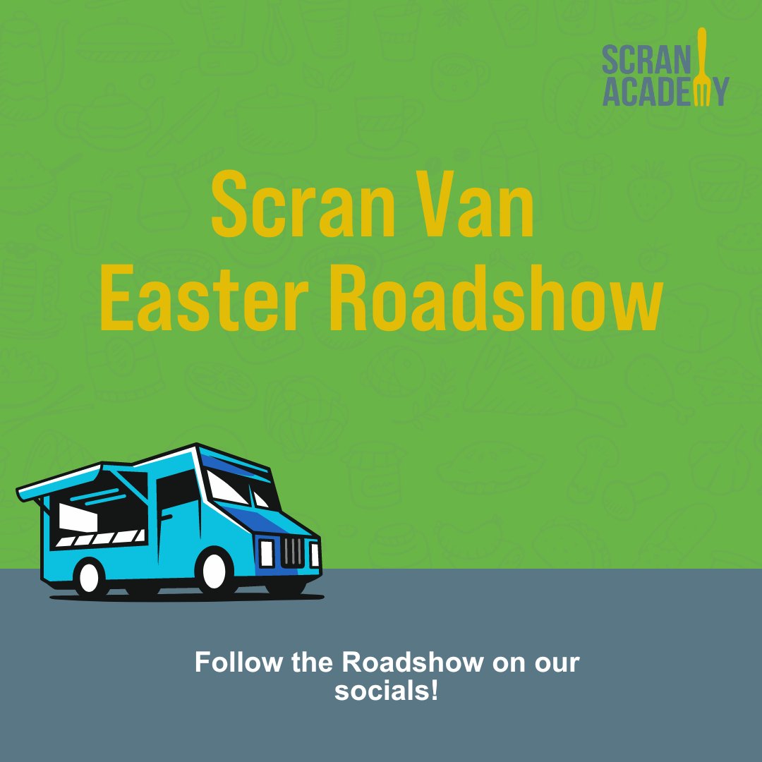 It’s the Easter Hols! And that means one thing our Scran Van Easter Roadshows🚘 Over the next couple of weeks our Scran Van and young people will be going around Edinburgh into different communities delivering meals, follow them as they gain practical EXPERIENCES and have FUN.