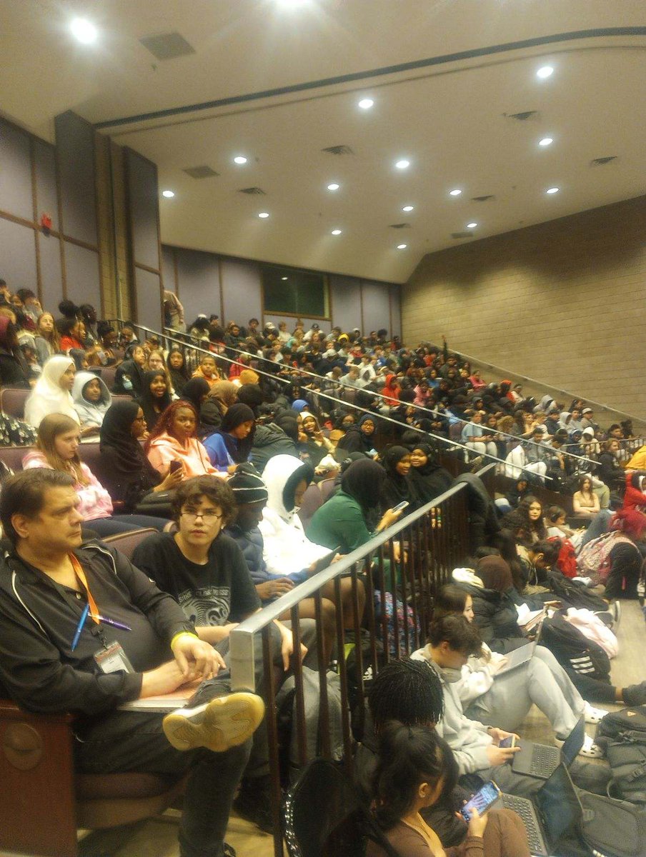 KJJanssen2's tweet photo. Thanks for helping spread the word to families in the Osseo school district to opt out of radical gender propaganda today. @JonJustice The auditorium at OSH was overflowing with kids who opted out and the same thing happened at MGHS. #TruthWins https://t.co/Fscf8WGH7Q