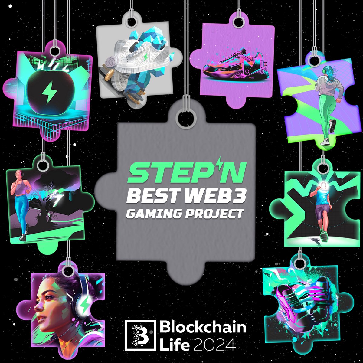 We are excited to announce that @Stepnofficial was nominated for Best Web3 Gaming Project by @BlLife_Forum 😱 ✅ Complete the #Galxe quest & make your vote count⤵️ app.galxe.com/quest/FSLQuest… #STEPN #FSLID