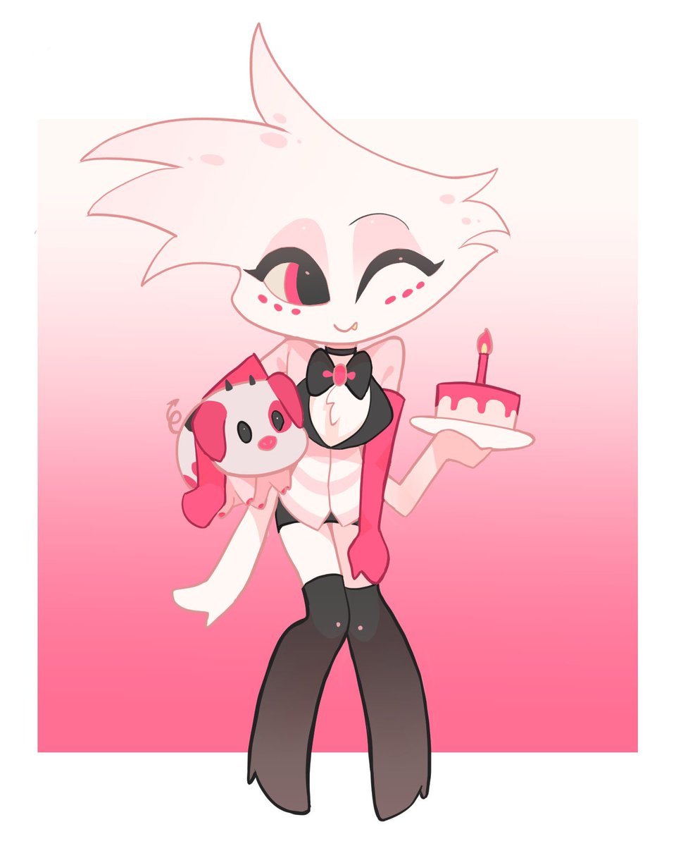 #HazbinHotel #HazbinHotelAngelDust I drew this for Angel’s birthday but forgot to post it here lol