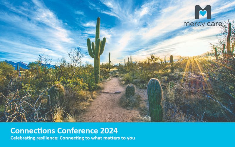 Will we see you at this year's @mercycareaz Connections Conference? We're excited to attend, hear from speakers and participate in activities surrounding the theme, “Celebrating Resilience: Connecting to What Matters to You.” Learn more and register: mercycareaz.org/events.html