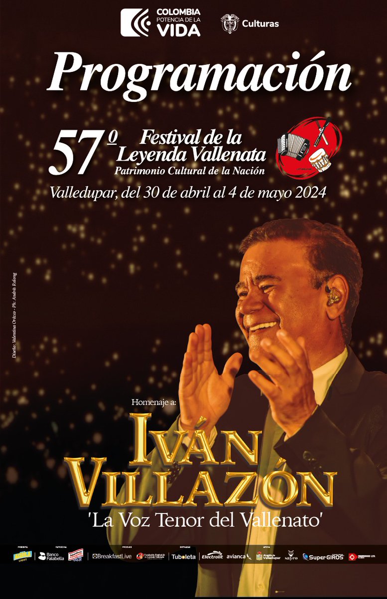 Leda_Rodriguez's tweet photo. @saludsolosalud @Valledupar_Col tierra donde trabajamos cantando porque sí trabajamos,hay expectativa con nuestro máximo evento folclórico cultural el  @FESVALLENATO en honor a la voz tenor @ivanvillazon programación lista venga somos los mejores anfitriones https://t.co/ZXe2ZWagPM