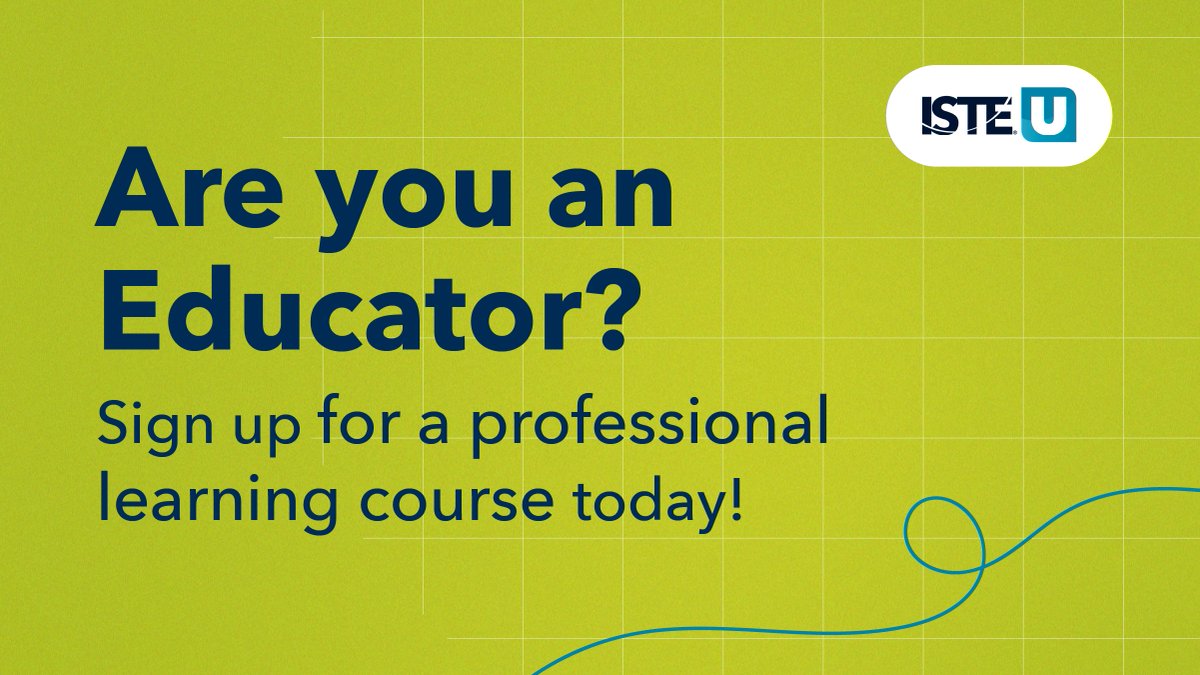 Discover our cutting-edge digital pedagogy courses through ISTE U, crafted by expert practitioners to cater to the diverse needs of today's learners. Sign up now to unlock your full potential! iste.org/iste-u #ProfessionalDevelopment #Education #EdTech