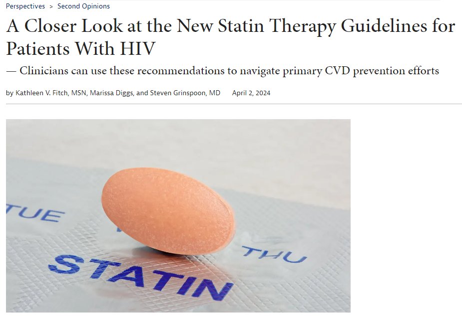 Why do we need guidelines for CVD prevention specifically for PWH? Members of the REPRIEVE Team discuss the newly released statin therapy guidelines for PWH on <a href="/medpagetoday/">MedPage Today</a>! To read the full piece, visit: medpagetoday.com/opinion/second… <a href="/genevievefri/">Genevieve Friedman</a>
