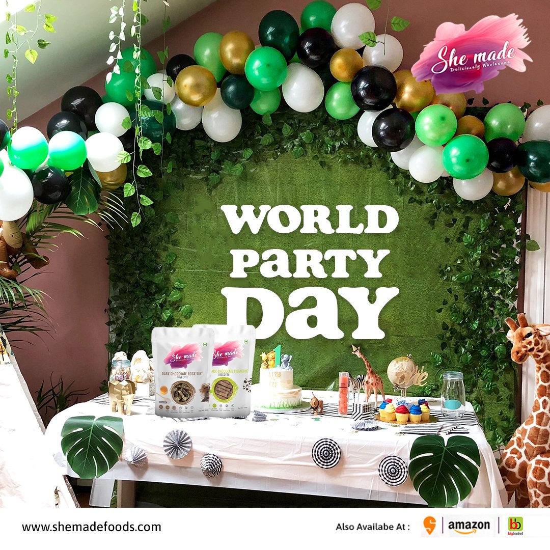 Every party's soul lies in the shemadefood snacks. Here's to celebrating World Party Day with the irresistible creations that make every gathering complete!🎊

#SheMadeFood #PartyEssentials #WorldPartyDay
#PartyTime #shemadeSnacks #PartyFood #DIYParty #CelebrationTime