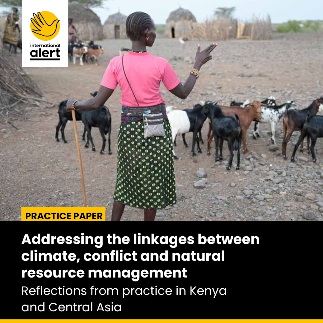 How can #peacebuilding effectively address the links between climate (in)security, conflict and natural resources? We share lessons from our programmes in northern Kenya and Central Asia: bit.ly/48BH1SF Many thanks to support from @Sida. #ClimateSecurity