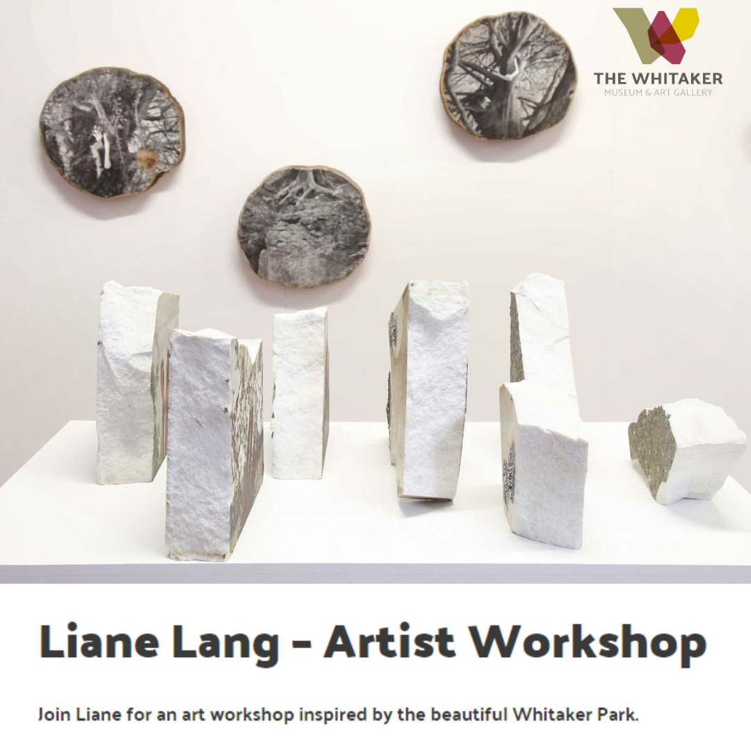 Prepare to get CREATIVE with Liane Lang’s artist workshop at @WhitakerMuseum on Fri 19th You’ll be guided by the artist around the beautiful Whitaker Park where you gather natural materials before returning to the museum to develop your own artistic piece thewhitaker.org/whats-on-artic…
