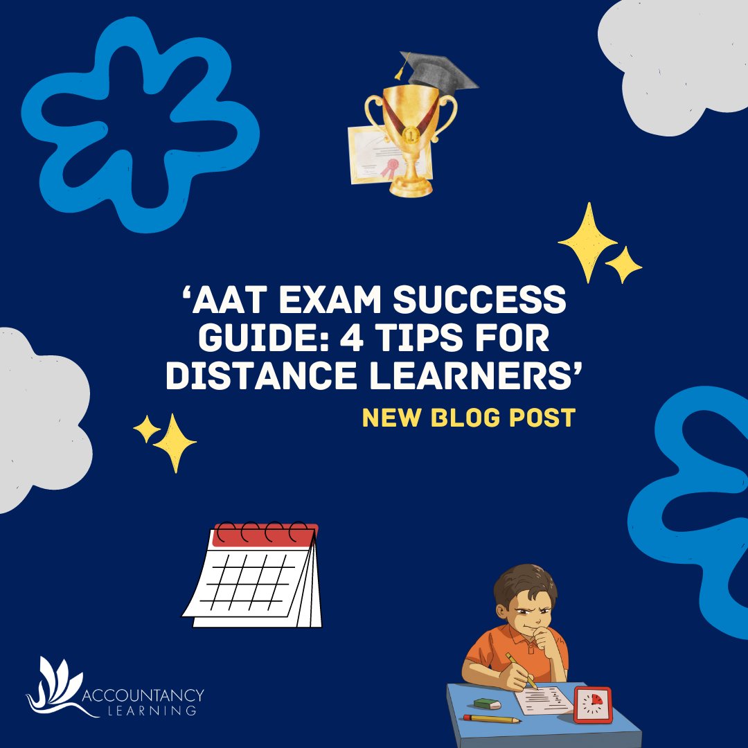 Attention distance learners! ✍️ Are you looking for tips to tackle your AAT exams? 

Our latest blog has you covered 😎 

Have a read for practical advice tailored just for you: accountancylearning.co.uk/aat-exam-succe…