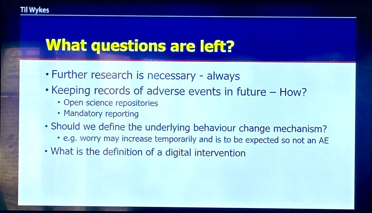 @TilWykes as discussant raises some important questions for future work #sirs2024