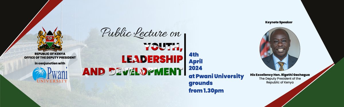 @PU_kilifi welcomes @rigathi for a public lecture at the institution. We look forward for a fruitful engagement. #DPRigathiLecture #RiggyGatPwaniUniversity #YouthLedershipDevelopment