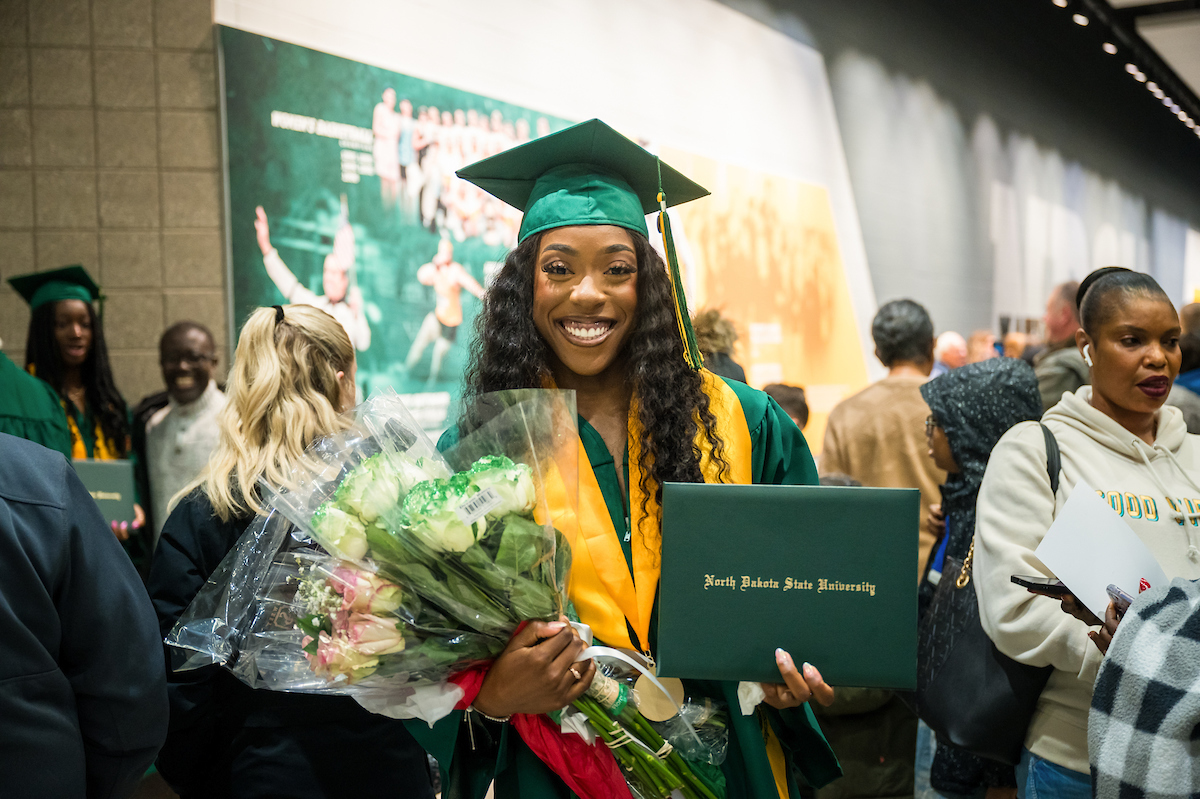 If you plan to graduate this spring, stop by the Grad Fair at the NDSU Bookstore tomorrow to purchase everything you need for graduation, including caps, gowns, and class rings. 📅 Thursday, April 4 🕛 10 a.m. - 4 p.m. 📍 NDSU Bookstore #NDSU #NDSUGrad