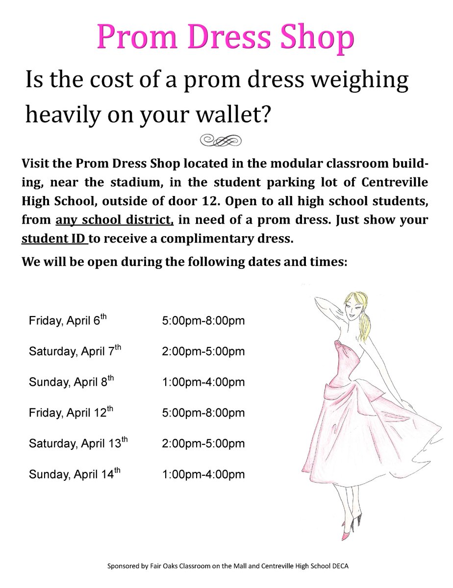 FREE prom dresses starting this Saturday!