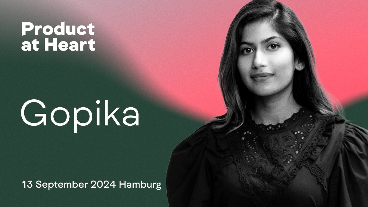 For our session HOW WE WORK: Product Operating Models in Practice we are very happy to welcome Gopika!

She is a Director of Product at the BestSecret Group with a broad range of experiences in both B2B and B2C at TIER, Zalanda, and Wayfair.

🎤 productatheart.com/speakers