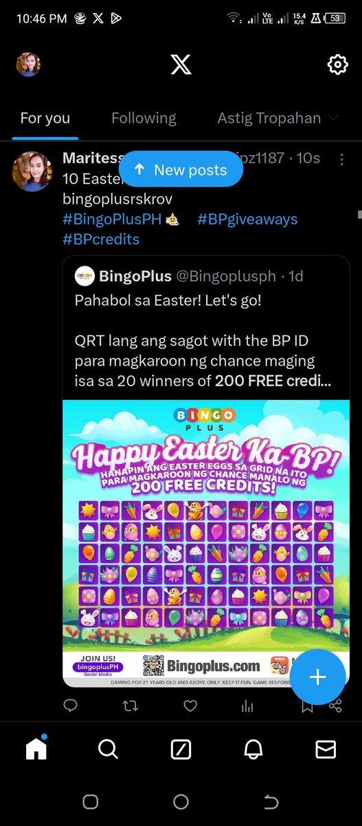 nipz1187's tweet photo. @Bingoplusph #BingoPlusPH    #BPgiveaways #BPcredits https://t.co/8KYxwBoNNs