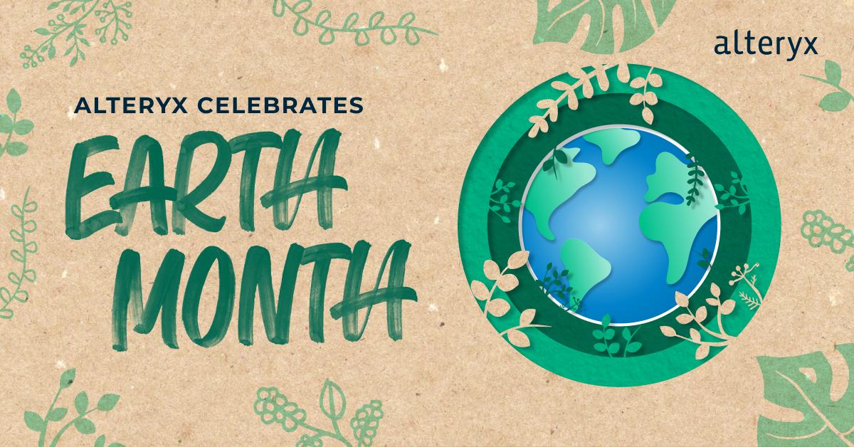 🌍 This April, join us in celebrating Earth Month! 

♻️ Throughout the month, we'll be sharing resources and stories to inspire eco-conscious choices and empower our community to make a difference. Together, we can create a healthier planet for all! 

#AlteryxForGood