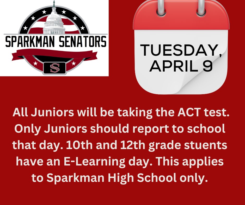 Sparkman High School (@SHSSenators) on Twitter photo 2024-04-03 14:47:57