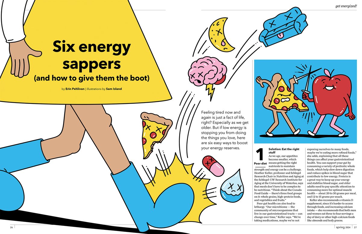 Recently did this spread and a few other spots for Renaissance Magazine about the things in life that drain our energy. I regret I didn’t illustrate Colin Robinson for the energy vampire spot I also did. Huge thanks to @JosiahGordon and @hamblywoolley