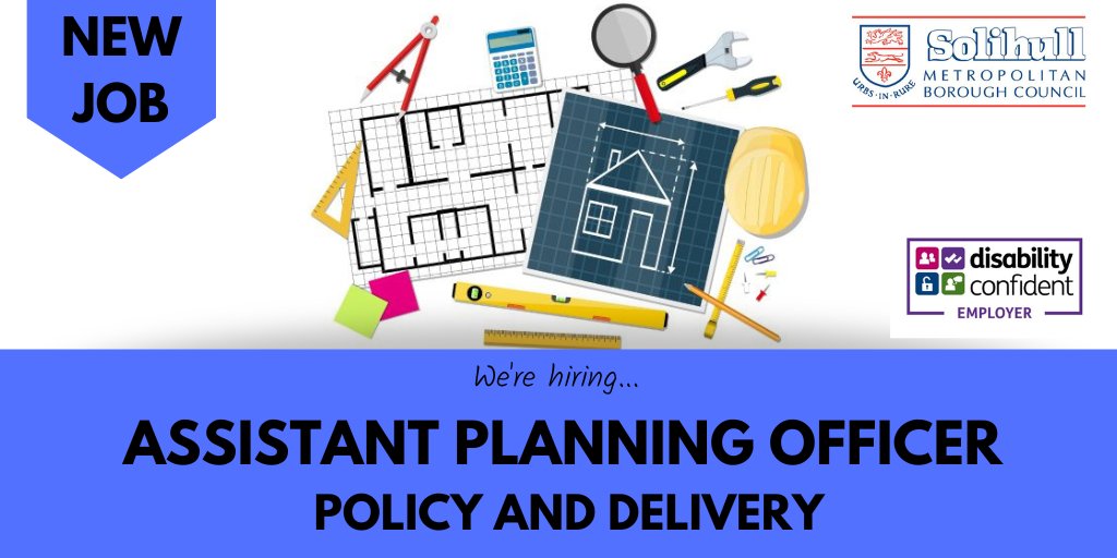 We have an excellent opportunity for an Assistant Planning Officer within our Planning Policy team. This career graded post will support the preparation, production & review of planning policy documents. bit.ly/TP_183_257 #solihulljobs #planningjobs #hiring
