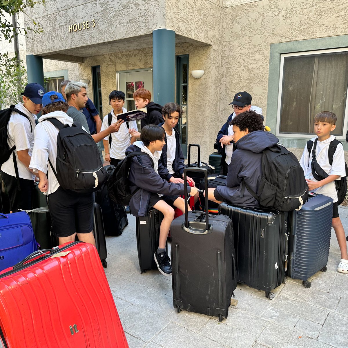 Packed and ready to go back to London at the end of the 2023 US tour.