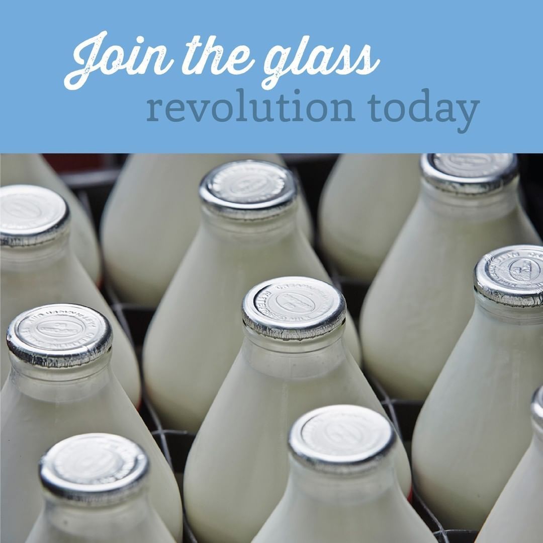 We’re proud to help people make the switch to recyclable glass milk bottles. ♻️ Together we’ve saved a lot of plastic from landfill. #NoPlasticWaste #PlasticFree #HumpDay #WellnessWednesday #WackyWednesday #Milkman #DairyDelivery #LocallySourced #SupportLocal #MilkDelivery