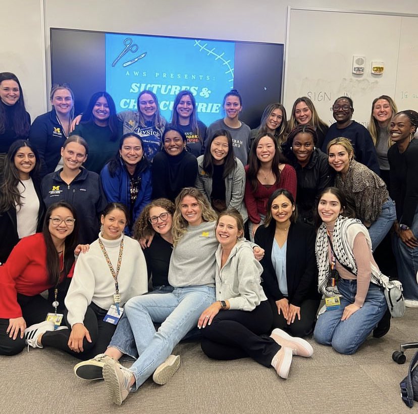 Our second annual “Sutures and Charcuterie” event had an AMAZING turn out! Shout out to the M1s through M4s who came to hang out, eat charcuterie, and learn surgical skills from each other💪🏻 So much love and support in this group! 🪢🪡🧀🍇🩺🥼