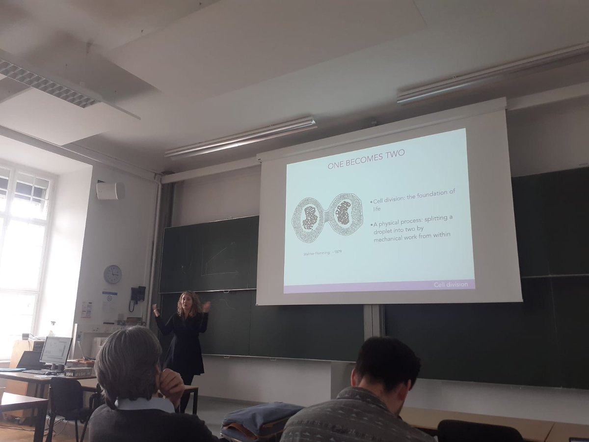 We had an excellent afternoon session to continue with the amazing morning rhythm from <a href="/DanielaJKraft/">Daniela Kraft</a>  <a href="/SaricLab/">Andela Saric</a> <a href="/c_kurzthaler/">Christina Kurzthaler</a> and <a href="/TheSquishyLab/">Datta Lab</a> 
<a href="/ESIVienna/">Erwin Schrödinger Institute</a> <a href="/cecamEvents/">CECAM</a> #transportinsoftmatter