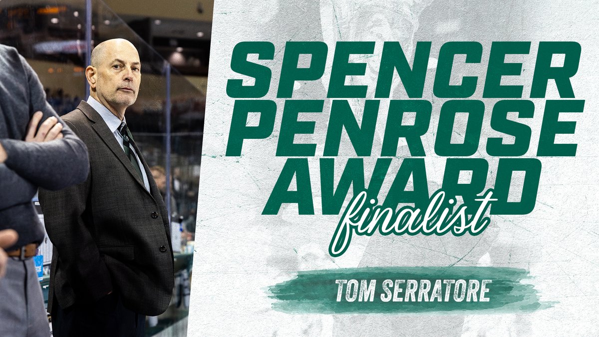 Congrats to Coach Serratore for being named a finalist for the @AHCAHockey Spencer Penrose Award as NCAA DI Men's Hockey Coach of the Year! #GoBeavers #BeaverTerritory