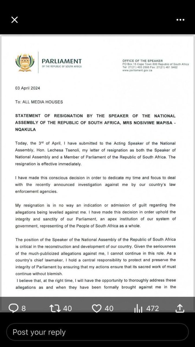 Sophie_Mokoena's tweet photo. The latest from Parliament of South Africa. https://t.co/PtEpNkLaUg