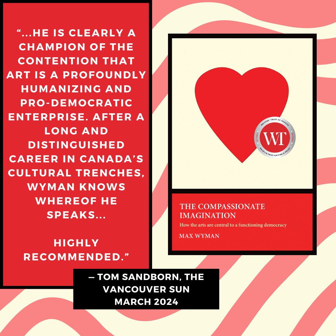 Another great review for The Compassionate Imagination by Max Wyman from @thevancouversun! Available in bookstores now! #bookstagram #bookstagramcanada #bookstagramfeature #booksofig #canadianbooks #canadianauthor #politicalscience