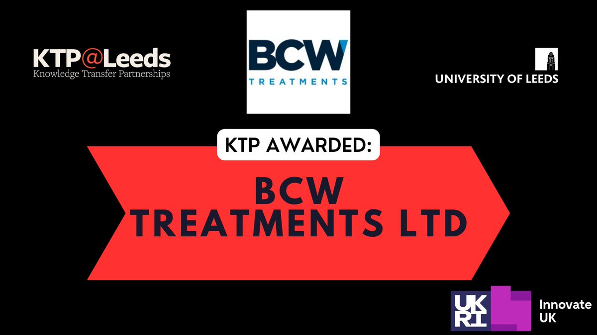 Exciting news! 🌟BCW Treatments Ltd awarded a #KTP project with @UniversityLeeds & @innovateuk with the aim to develop a cutting-edge surface treatment for eco-friendly aluminium panel bonding Stay tuned for the KTP Associate job posting! Read more here: bcwgroup.co.uk/news-and-media…