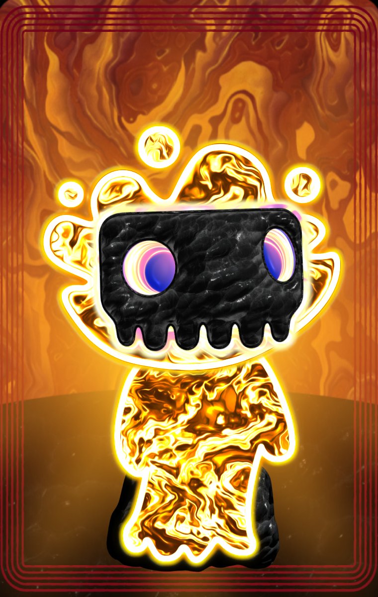 Things are heating up 🔥 
Lava Ghost available now 
#reddit #redditcollectibles #redditavatar #CryptoNews #Polygon #PolygonCommunity
