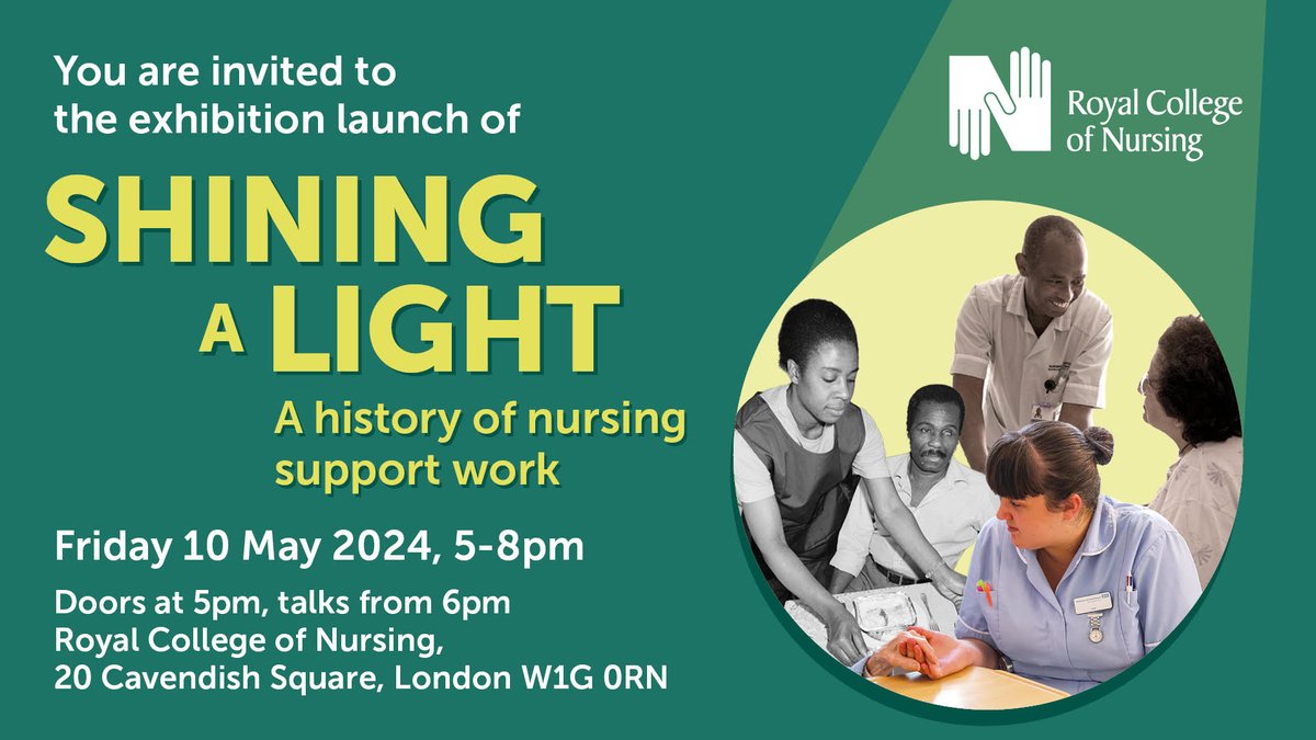 So this is happening at @theRCN on May 10th. Proud to be part of the exhibition and programme, talking about my book The Midnight Man @HobeckBooks and the South London Hospital for Women and Children. @TheNursingTimes @MidwiferyToday