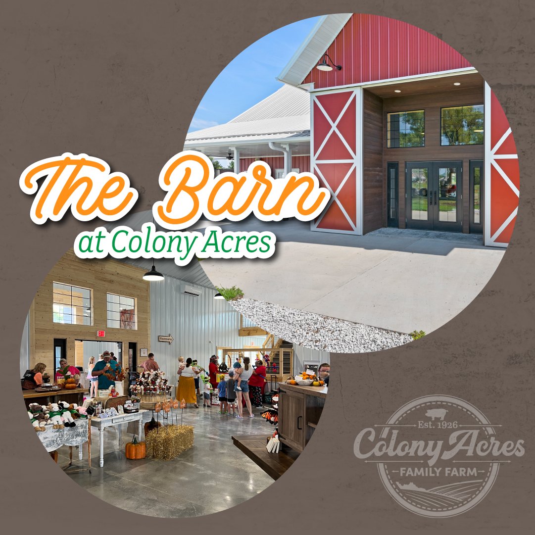 At Colony Acres, our barn brings fun in many ways! 🎉 It is the perfect place to host an event in the winter, spring, and summer. With a beautiful modern feel and lots of amenities, it’s great for weddings, parties, corporate events, and anything you want to celebrate!