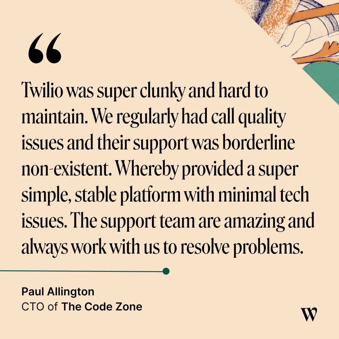 📖 Story time! Discover how @the_code_zone not only improved their student experience but also: 🤝 Gained support 🔧 Reduced maintenance 📈 Improved quality by switching their integrated video solution from Twilio to Whereby ⬇️ where.by/3vzAzhJ