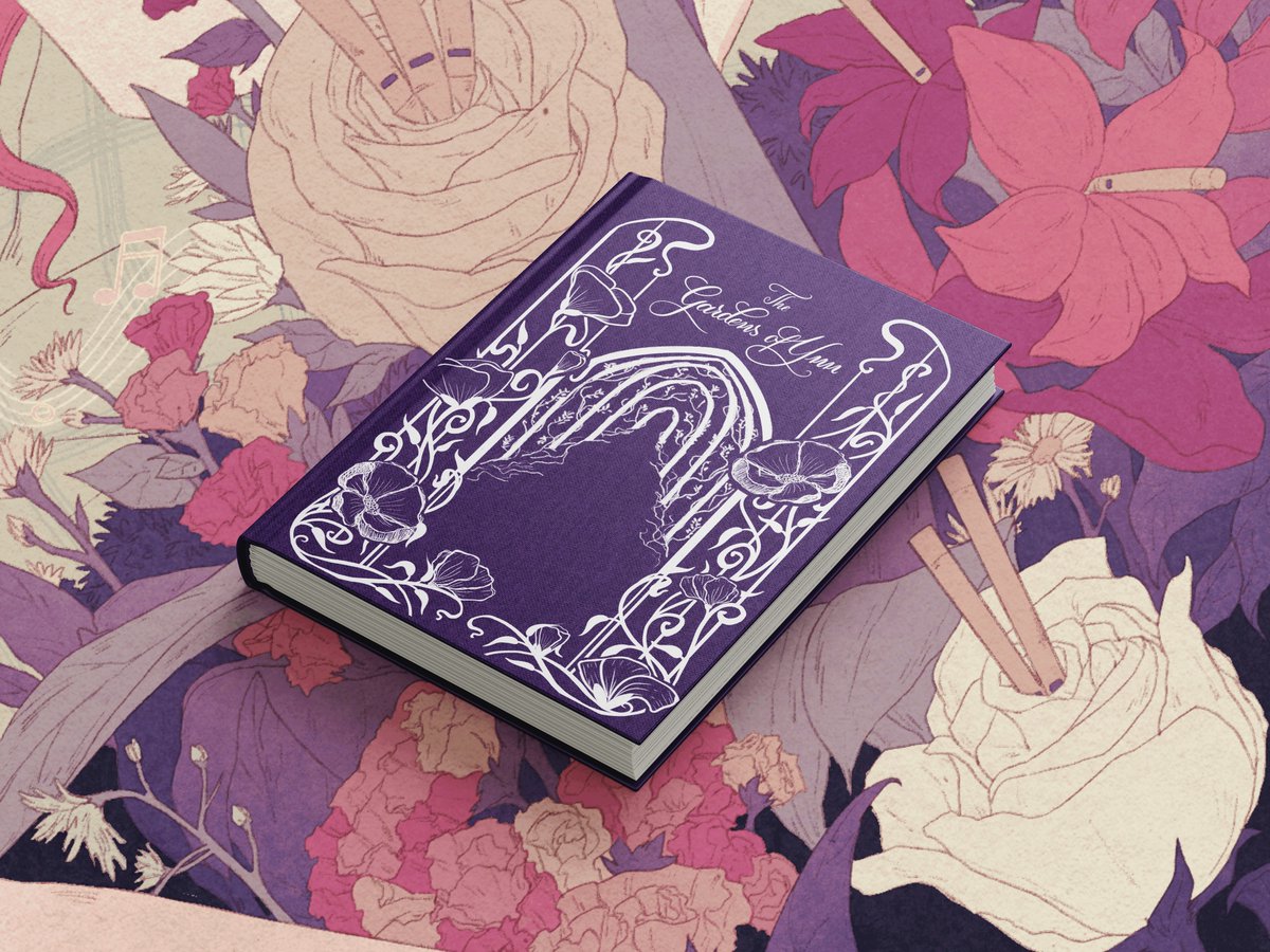 The Gardens of Ynn launches TODAY! We're teaming up with @DyingStylishly to remaster this depth-crawl adventure set in an ever-shifting extradimensional garden. With new interior art pieces by @riotbones, layout by @minahoneybat and a clothbound cover designed by @Alderdoodle
