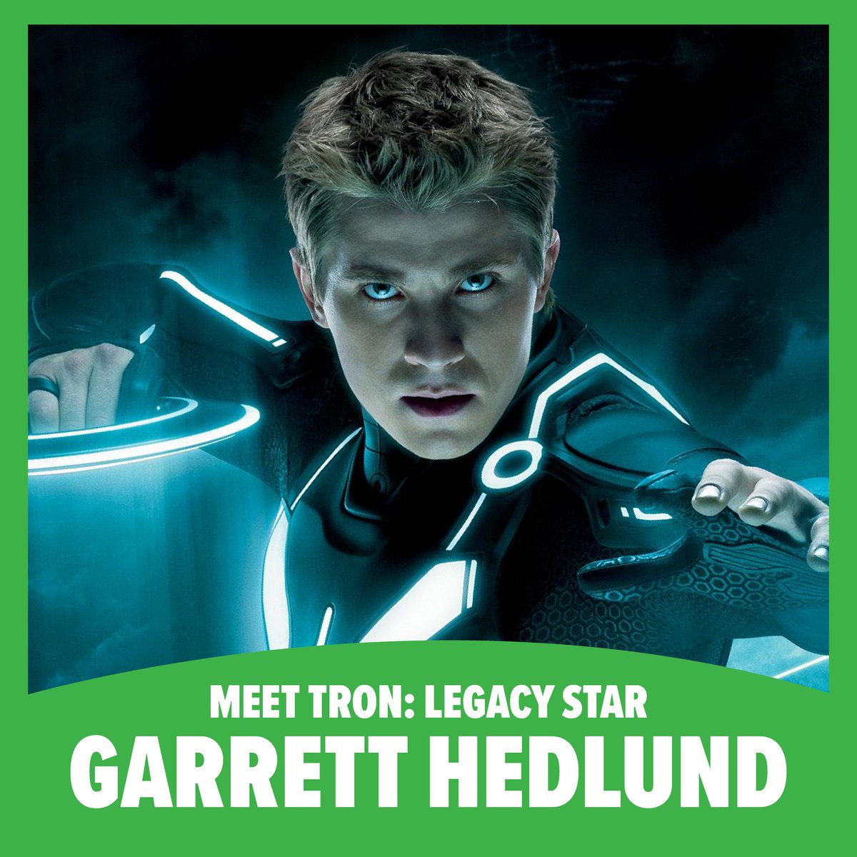 Power up your Light Cycle, we're going to the Grid. Get ready to meet Tron: Legacy star Garrett Hedlund at FAN EXPO Philadelphia this May. Download your tickets today. spr.ly/6011ZvM5t