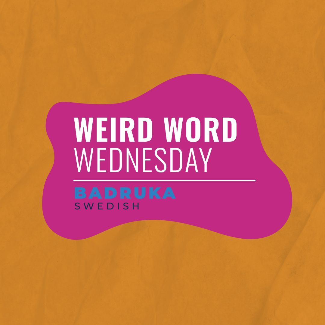 Dive into the Swedish lexicon with '#Badruka'! 🏊‍♂️ It's their way of slowly getting into icy waters.😂 Ready for more linguistic adventures? Contact Atlas for expert translation services!

#AtlasLS #translationservices #languageservices #languageindustry #WeirdWordWednesday