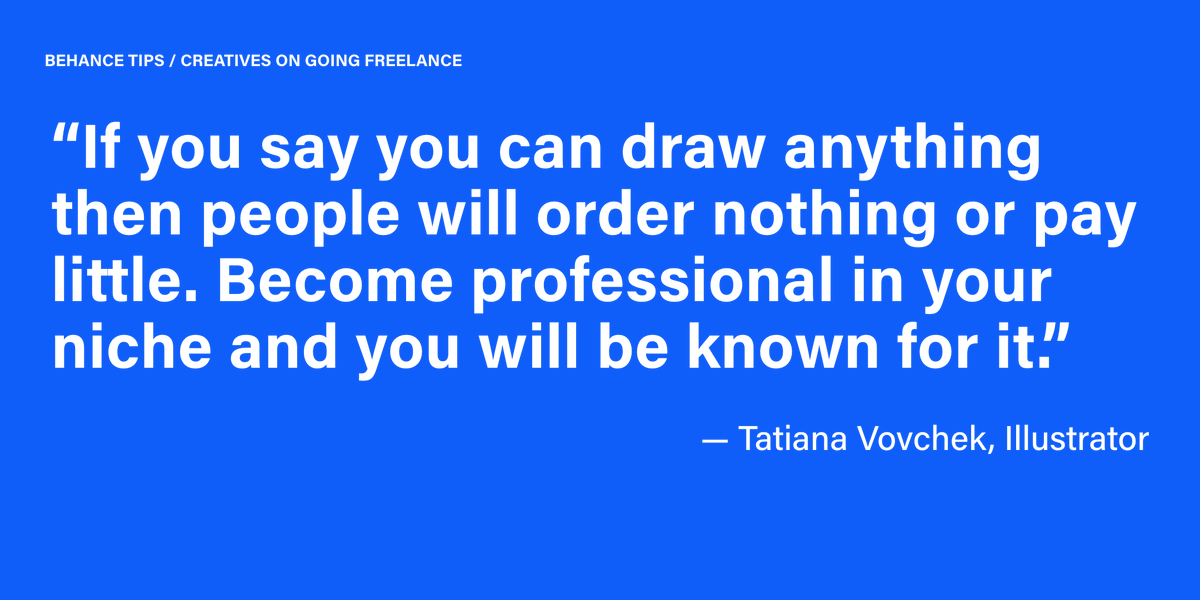 Freelance illustrator Tatiana Vovchek shares her creative journey and how she leverages Behance to connect with new freelance clients — read more > adobe.ly/3J1lDvF