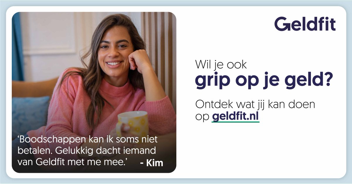 ‘Boodschappen kan ik niet betalen, daarom eet ik vaak bij m’n vriend. Iemand in de chat met Geldfit wees me op de wijkwinkels. Die helpen met overzicht.‘
Ook meer grip op je geld? geldfit.nl.
Meer tips op capelleaandenijssel.nl/geldzorgen 
#Geldfit #gripopjegeld #warmcapelle