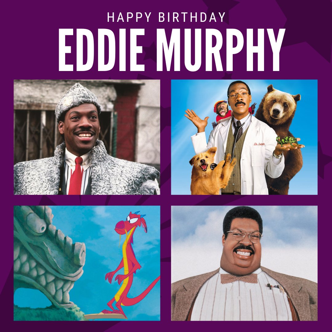 Happy Birthday to comedy legend Eddie Murphy!💫
