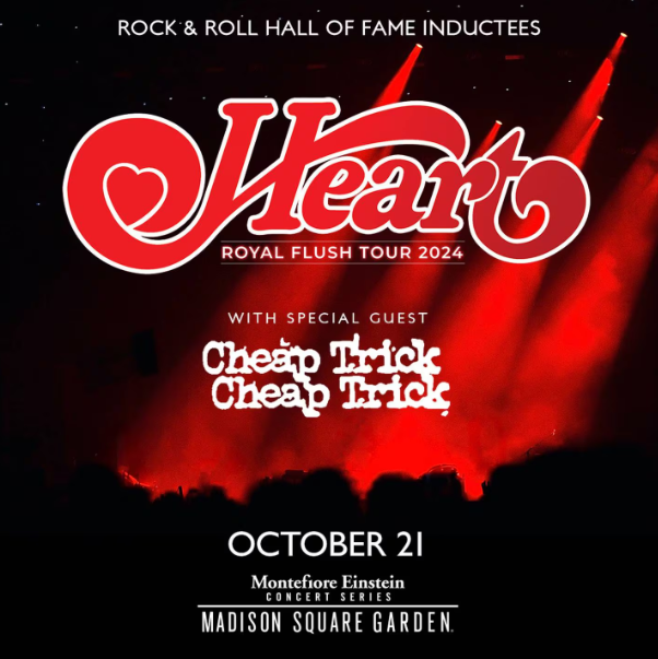 They're back together & they're playing #NYC!  10/21 check out the #RoyalFlushTour with @officialheart & special guests @cheaptrick at @TheGarden. Tixx on sale Fri but you can win them this weekend on BAB:  wbab.com/fp/this-weeken… ~ @niqueWBAB