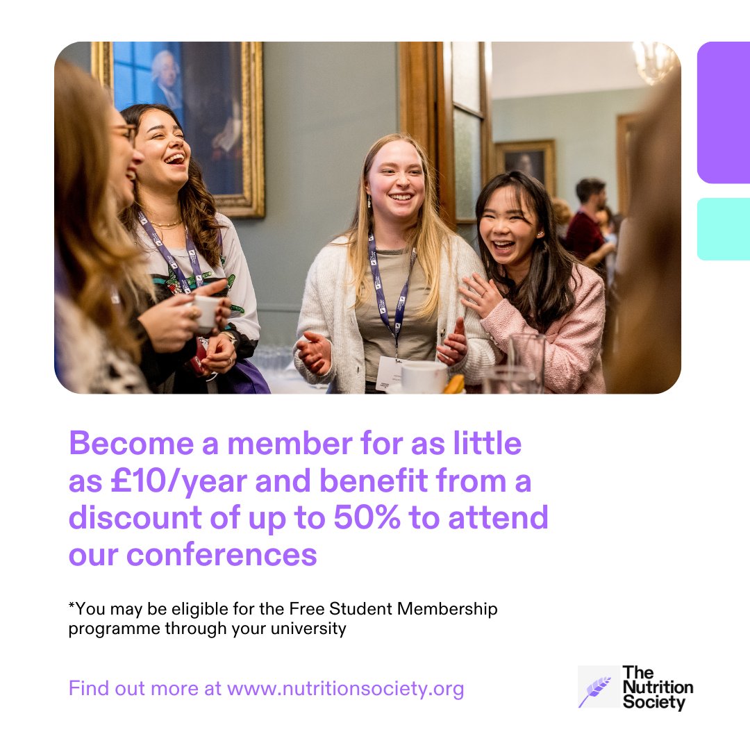 We encourage undergraduate & postgraduate nutrition students to join us at our conferences. We put together an infographic to highlight the benefits so you don't miss out on any opportunities. Register today to one of our #nutritionconferences in 2024 👉bit.ly/47IkpjM