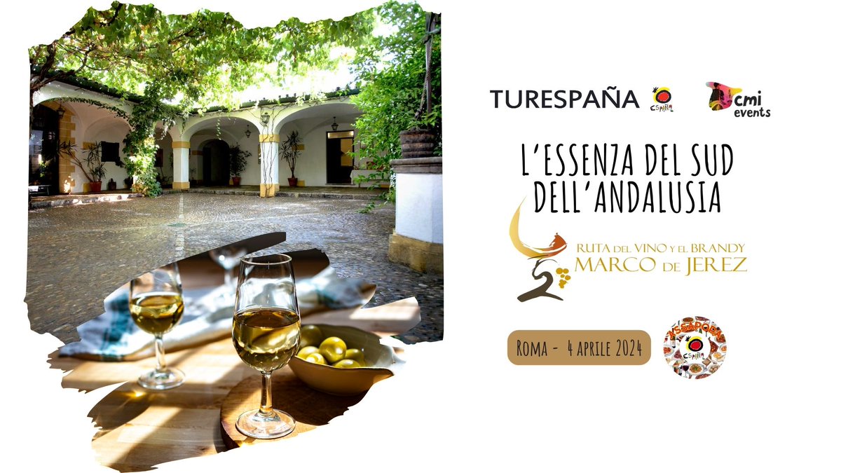 Il carattere del sud dell’#Andalusia 💃 si mostra anche nei vini e nei liquori! Scopri l’essenza del sud con la @RutaVinoJerez 🍇 Iscriviti qui 👉bit.ly/3VEHUHg #VisitSpain @viveandalucia