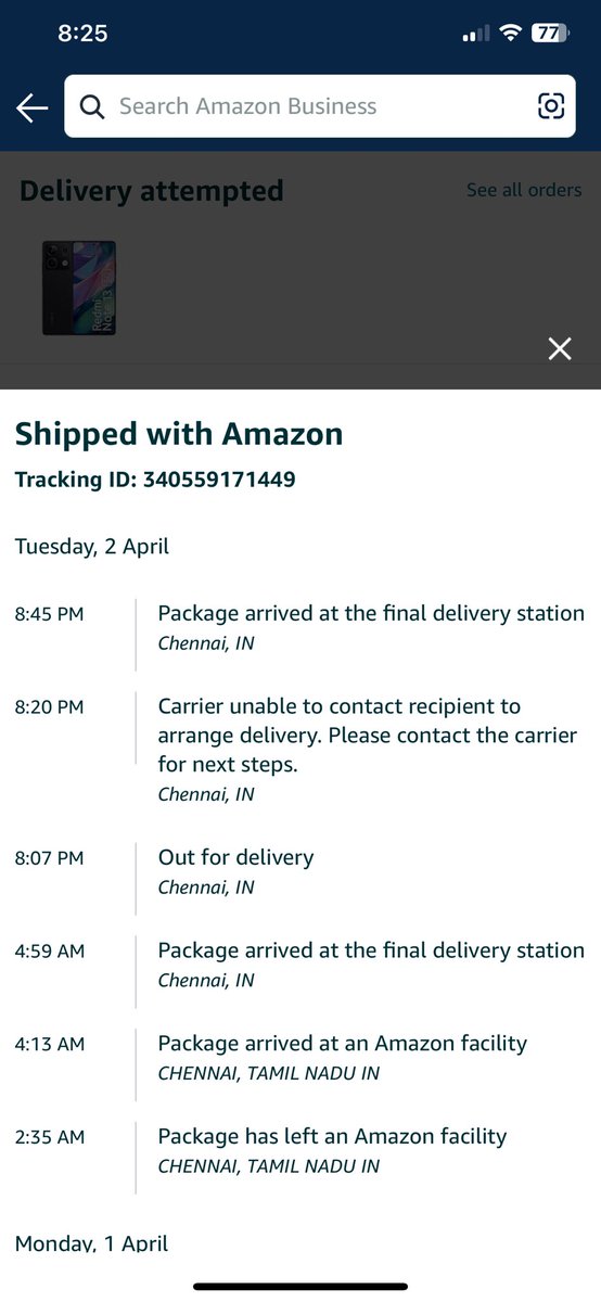 anand2703's tweet photo. #amazon whats the purpose of helpcenter when they cant find the right person for delivery, with out even providing the contact details how can we track or reach people for getting delivery #amazonindia  #amazonscam https://t.co/Dinsk5xsRO
